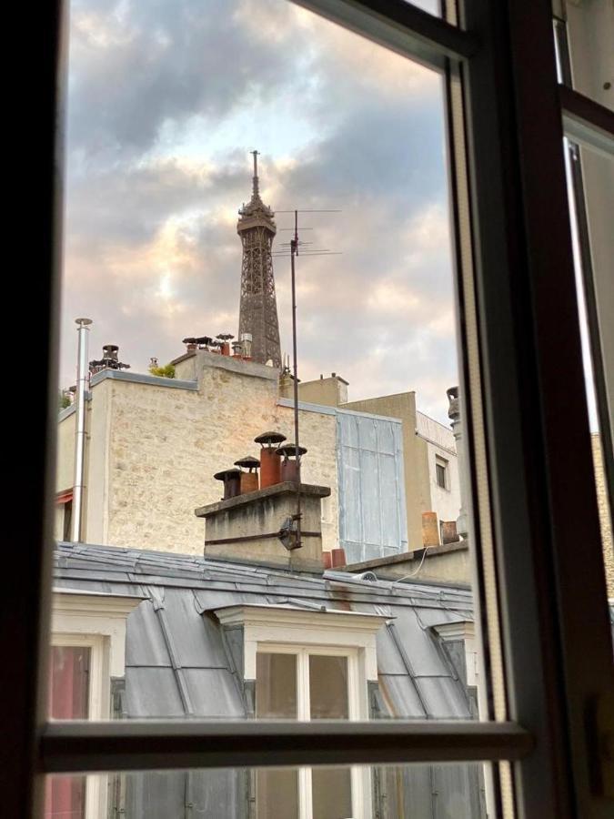 Modern Appartement W/ Tour Eiffel View In The 7Th パリ エクステリア 写真